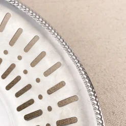 Panière à pain ronde en inox