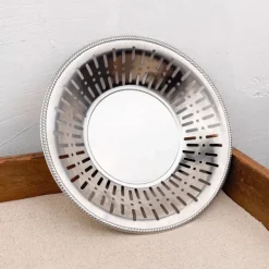 Panière à pain ronde en inox