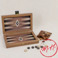 Petit Backgammon pliable en bois