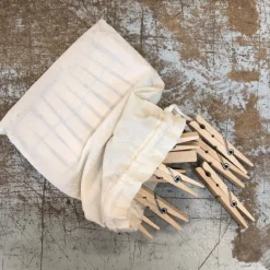 20 Pinces à linge en hêtre