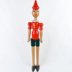 Pinocchio géant en bois articulé 95cm