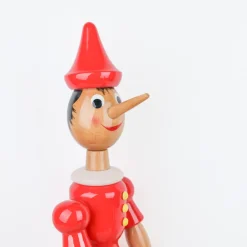 Pinocchio géant en bois articulé 95cm