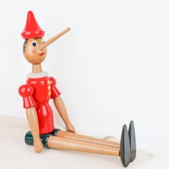 Pinocchio géant en bois articulé 95cm