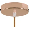 Plafonnier sortie simple en acier Ø12cm