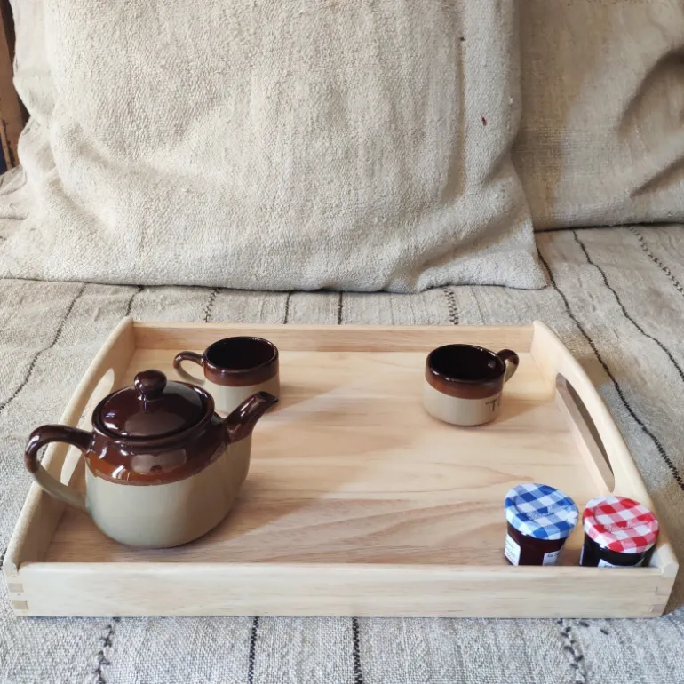 Plateau en bois à poser