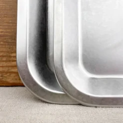 Plateau en inox mat