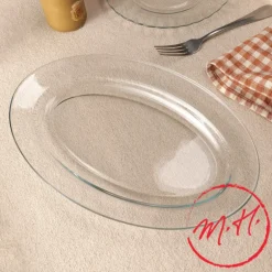 Plat ovale Lys Duralex - Transparent