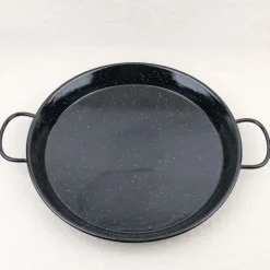 Plat à paella émaillé bas