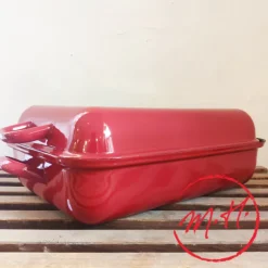 Plat à rôtir émail rouge