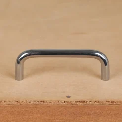 Poignée de meuble droite chromée