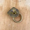 Poignée de meuble tête de lion en bronze