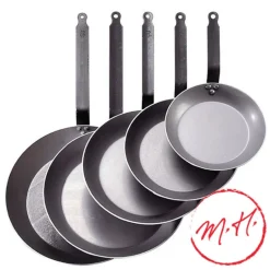 Poêle acier ronde De Buyer