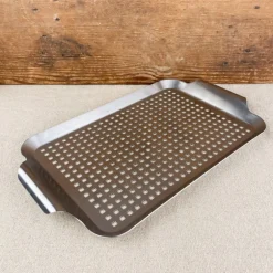 Poêle à griller pour barbecue en inox