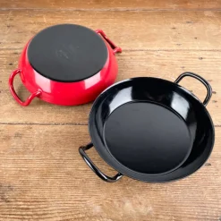 Poêle wok à 2 anses en émail Ø20 cm