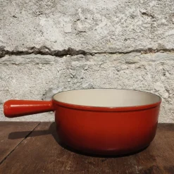 Poêlon en fonte émaillée pour fondue