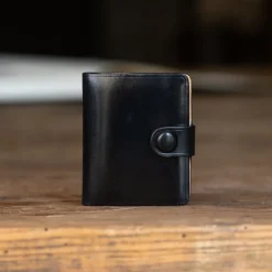 Porte-photos double en cuir