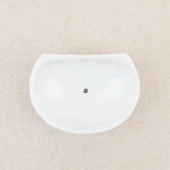 Porte-savon mural en porcelaine