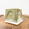 Porte-savon tomette émaillée blanche Maison Empereur