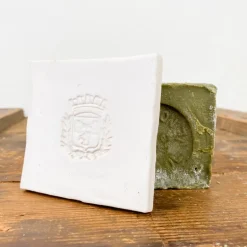 Porte-savon tomette émaillée blanche Maison Empereur