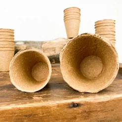 Pots ronds biodégradables pour semis