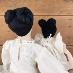 Poupée de Chiffon victorienne et sa fille