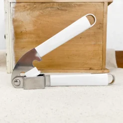 Presse-ail blanc inox
