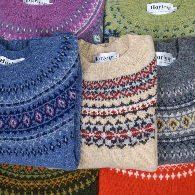 Pull écossais à chevrons 15 couleurs