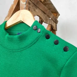 Pull marin vert