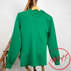 Pull marin vert