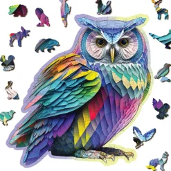 Puzzle Hibou bois 150 pièces