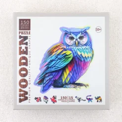 Puzzle Hibou bois 150 pièces