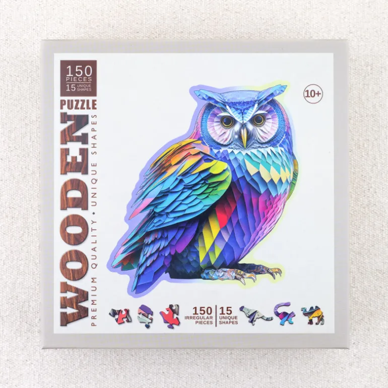 Puzzle Hibou bois 150 pièces
