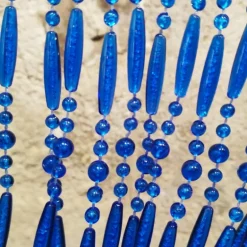 Rideau Mireille bleu