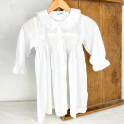Robe de chambre blanche enfant