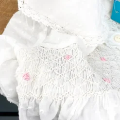 Robe de chambre blanche enfant