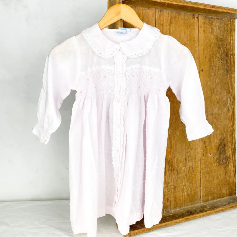 Robe de chambre rose enfant