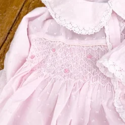 Robe de chambre rose enfant