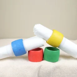 Rond de serviette couleurs