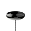 Rosace en métal noire Ø14cm