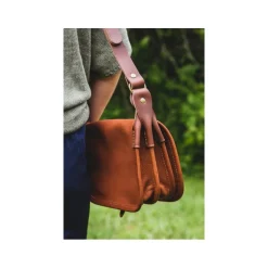 Sac bandoulière gibecière en cuir