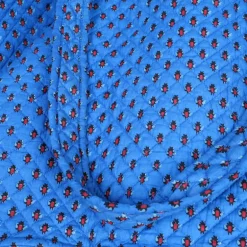Sac géant provençal bleu motifs mouches