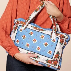 Sac à main Adiana bleu Souleiado