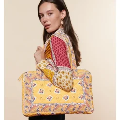 Sac à main ADIANA jaune Souleiado