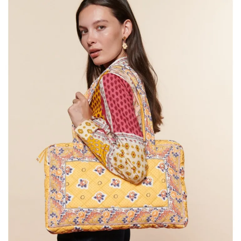 Sac à main ADIANA jaune Souleiado