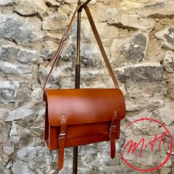 Sacoche en cuir poche