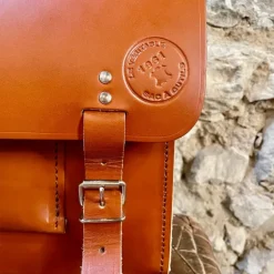 Sacoche en cuir poche