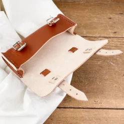 Sac selle de vélo en cuir