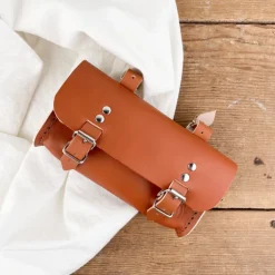Sac selle de vélo en cuir