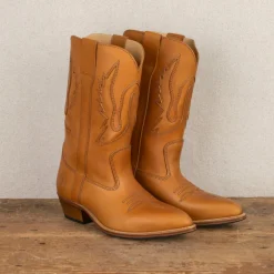 Santiags La Botte gardiane cuir naturel