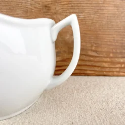 Saucière gras / maigre en porcelaine